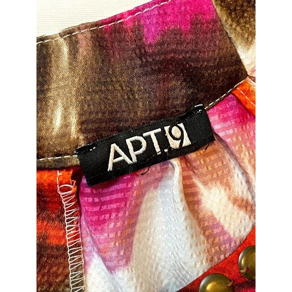 APT. 9 Women Tie Dye Halter Top Embellished Back Key Hole Multicolor Size Small - Picture 5 of 7